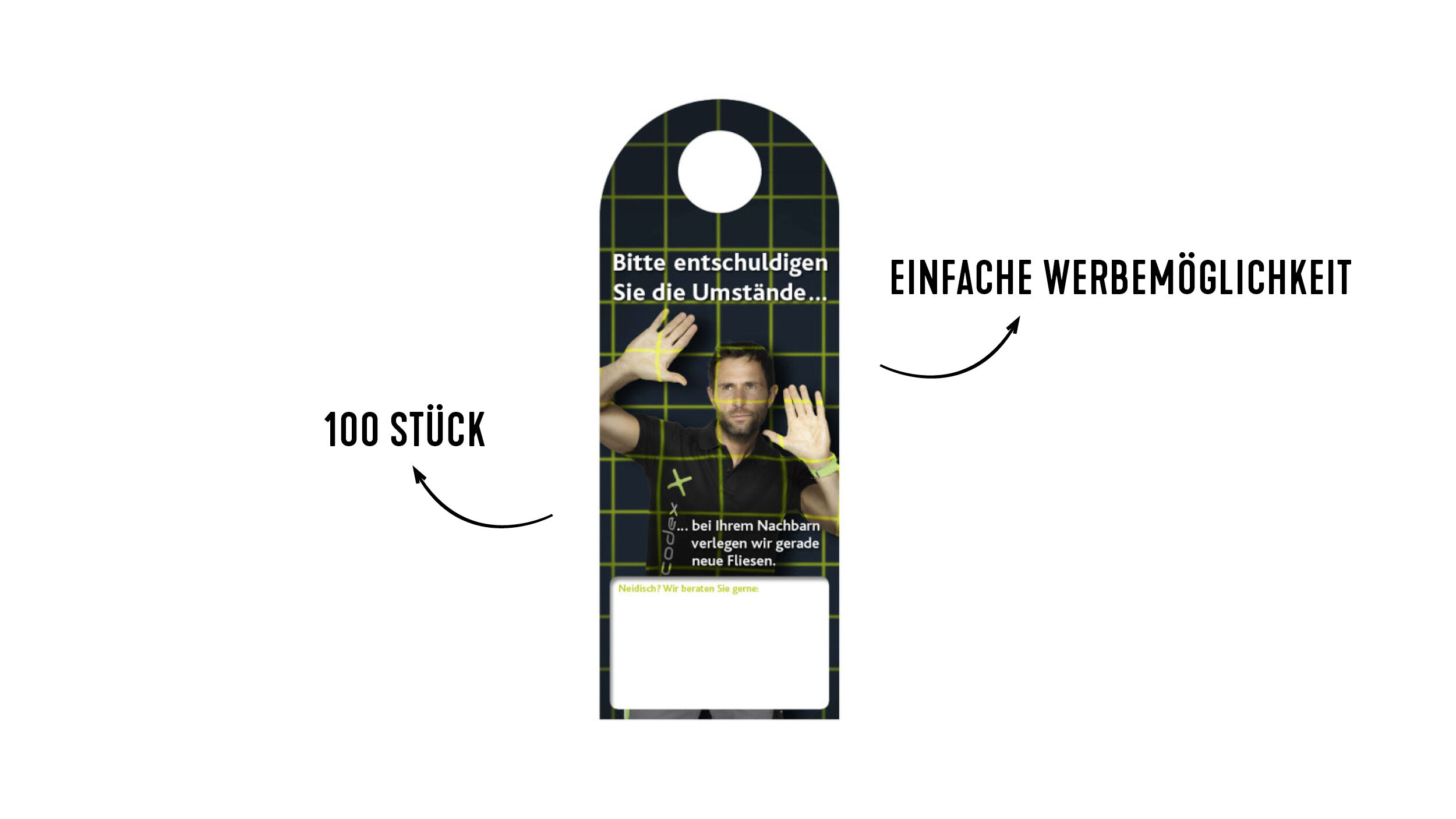 Türanhänger | 100 Stück