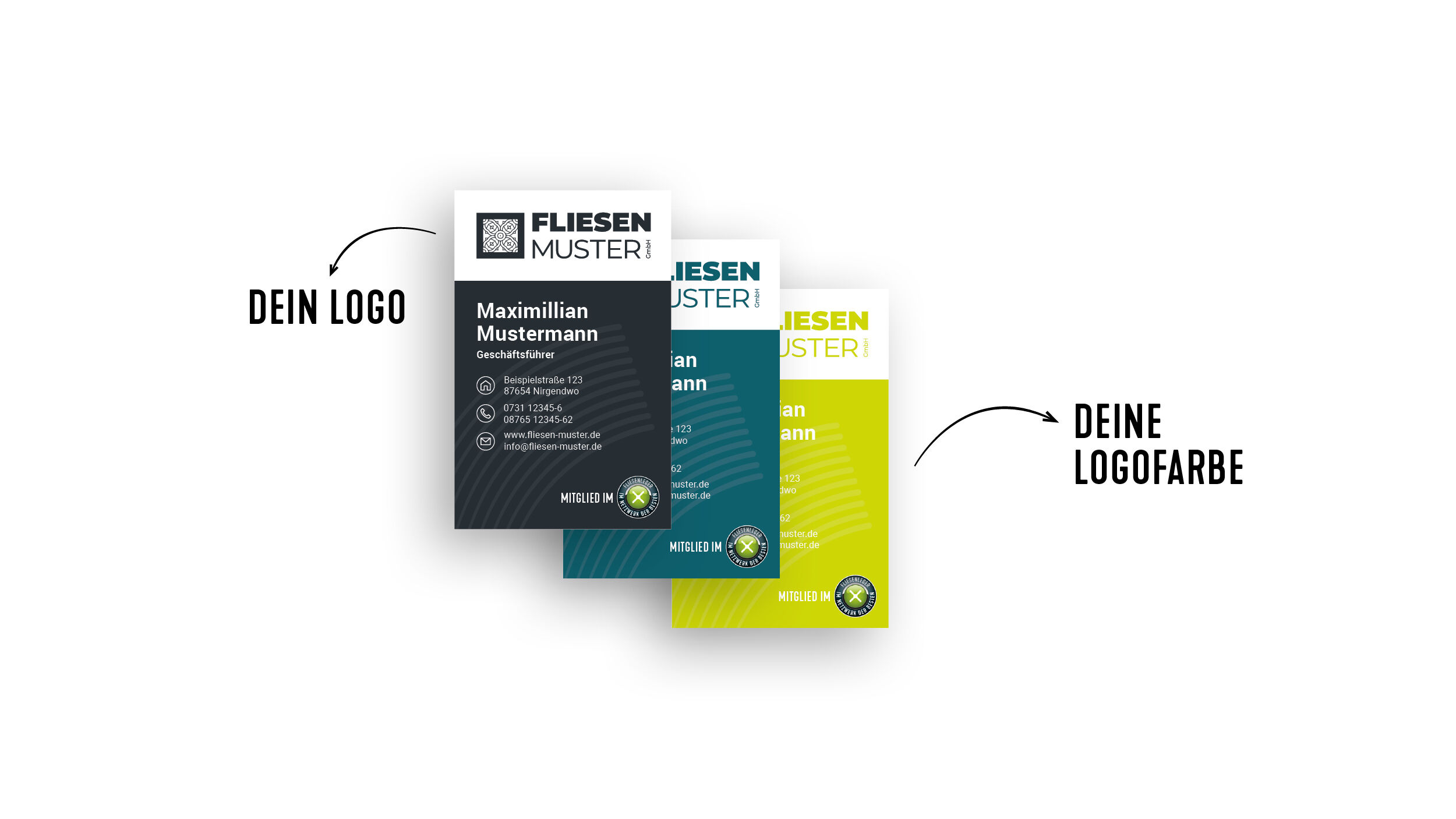 Visitenkarten selbstklebend